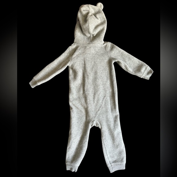 Fleece 3/4 zip with Hood and Embroidered Moose 🫎 - Picture 2 of 4